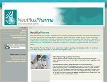 Tablet Screenshot of nautiluspharma.co.za